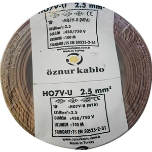 2,5 Luk Nya Öznur Kablo 100 M