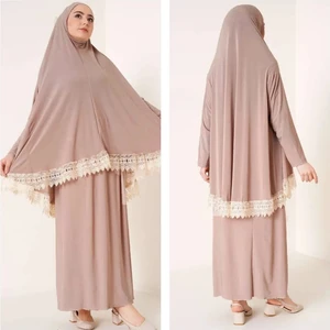 Namaz Kıyafetleri 2 Parç Dantelli