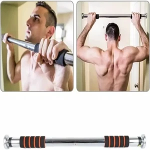 Barfiks Çubuğu (60-100 Cm) Çift Süngerli Ayarlanabilir Barfiks Çekme Demiri Barfiks Aleti