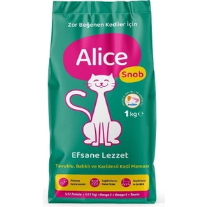 Snob Kuru Tavuklu Kedi Maması 1 kg