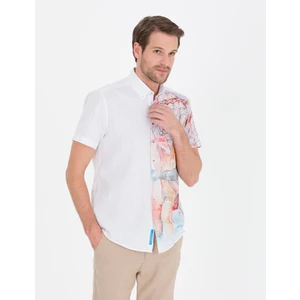 Pierre Cardin Erkek Pembe Regular Fit Kısa Kollu Gömlek 50265016-VR041