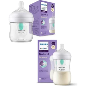 Philips Avent Natural Response Doğal Tepkili Antikolik Valfli Pp 2'li Biberon Seti, 125ML & 260ML - Cam Değildir.