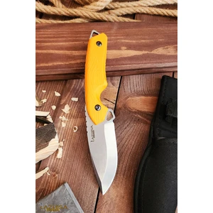 Outdoor Piknik Kamp Bıçağı Bıçak Kılıflı Mutfak Bıçak Bıçağı Çakısı Sarı Sap