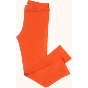 Nice Kids 2 Iplik Şardonlu Kompakt Kumaş Tayt Turuncu