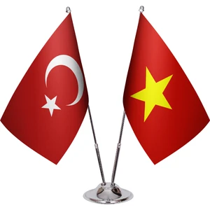 Asya Bayrak Vietnam Ikili Masa Bayrağı