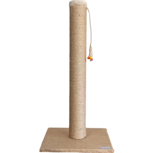 82CM Büyük Boy Kedi Tırmalama Tahtası Tek Parça 10CM Boru Çapı Hasır Taban