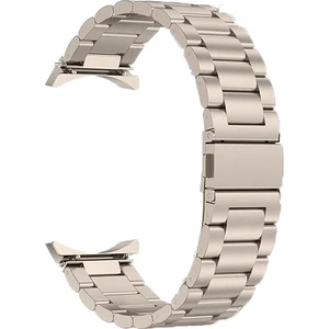 Samsung Galaxy Watch 4 5 6 7 FE 40 40 44 Classic 42 43 46 47 mm Kordon 1-1 Uyumlu Klipsli Metal Kordon 04