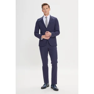 Altınyıldız Classics Erkek Lacivert Slim Fit Dar Kesim Mono Yaka Takım Elbise