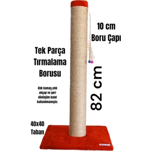 Lena Pet 82CM Büyük Boy Kedi Tırmalama Tahtası Tek Parça 10CM Boru Çapı