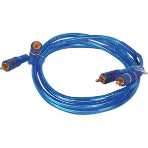 Powermaster Anfi 2 Rca 2 Rca 1.8 Metre Mavi Şeffaf Kablo Amfi Kablosu
