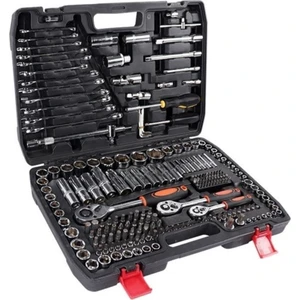 Germany Cr-V Max 1/4 Cırcırlı 216 Parça Lokma Anahtar Takımı Oto Tamirci Full Tam Set