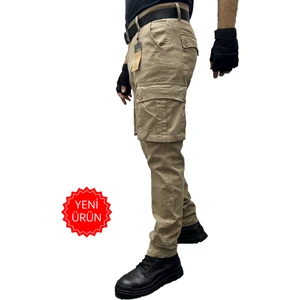 Kargo Cepli Pantolon Gabardin Regular Kalıp