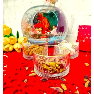 530038 4lü Yaldızlı Elysia Gold Çerezlik