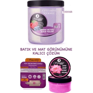 Vücut Peelingi Epilasyon Öncesi ve Sonrası Batık Peelingi Nem Bombası Takviyeli 1000 gr