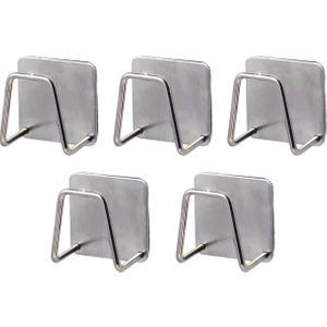 5 Adet Mutfak Paslanmaz Çelik Süngerler Tutucu Süngerler Drenaj Kurutma Rafı Mutfak Lavabo Aksesuarları Depolama Organizatör-A,организаторы Hmoe (Yurt Dışından)