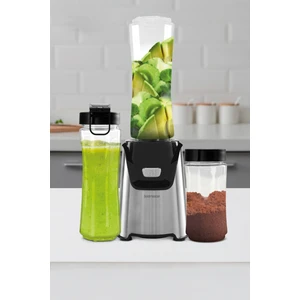 Mixgrind 2in1 Paslanmaz Çelik Bıçaklı Kişisel Smoothie Blender ve Kahve Baharat Öğütücü