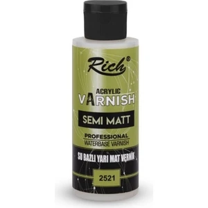 Su Bazlı Yarı Mat Vernik 120 cc