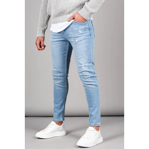 Skinny Fit Buz Mavisi Erkek Jean 5712
