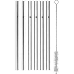 Baric 6'lı Çelik Pipet 18 cm