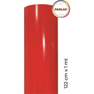 Parlak Kırmızı Kendinden Yapışkanlı Kaplama Folyosu 122 CM X 1 MT