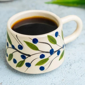 İlbay Çini Takı Ilbay Klasik Seramik Kupa Mug Erik Dalı