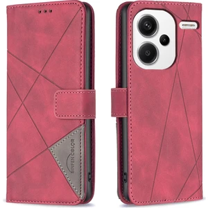 LR Joyful Xiaomi Redmi Note 13 Pro+ 5g Pu Deri Manyetik Koruma Kapağı (Yurt Dışından)