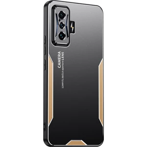 LR Joyful Xiaomi Poco F4 Gt Case Mat Alumınum Alusu+Tpu+Pc Koruyucu Kapak (Yurt Dışından)