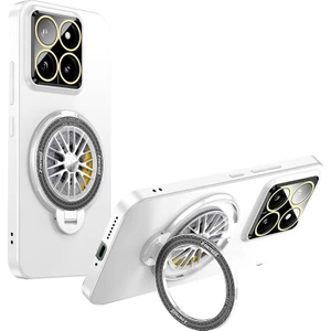 LR Joyful Xiaomi 14 Koruyucu Telefon Kılıfı Dönen Gyro Kickstand Pc Kılıfı (Yurt Dışından)