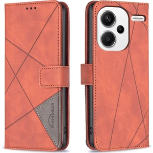 LR Joyful Xiaomi Redmi Note 13 Pro+ 5g Pu Deri Manyetik Koruma Kapağı (Yurt Dışından)