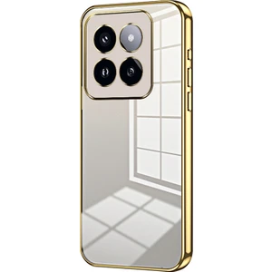 LR Joyful Xiaomi 14 Pro Electoleating Yumuşak Tpu Koruyucu Arka Kabuk (Yurt Dışından)