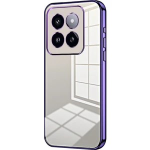 LR Joyful Xiaomi 14 Pro Electoleating Yumuşak Tpu Koruyucu Arka Kabuk (Yurt Dışından)