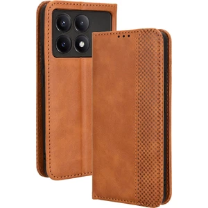 LR Joyful Xiaomi Poco X6 Pro 5g Cüzdan Kılıfı Pu Deri Vintage Kapak (Yurt Dışından)