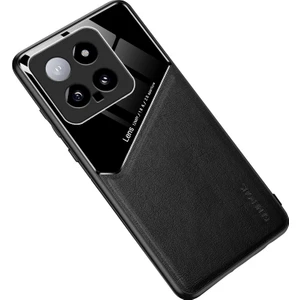 LR Joyful Xiaomi 14 Anti-Güz Pu+Tpu+Pc Manyetik Araç Montajı Arka Kapak (Yurt Dışından)