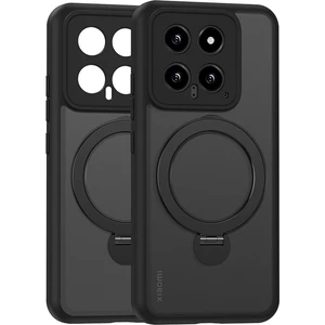 LR Joyful Xiaomi 14 Halka Tutucu Kickstand Pc+Tpu Kapak Manyetik Telefon Kılıfı (Yurt Dışından)