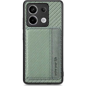 LR Joyful Xiaomi Redmi Note 13 Pro 5g Ince Fit Kickstand Karbon Fiber Doku Koruyucu Kabuk (Yurt Dışından)