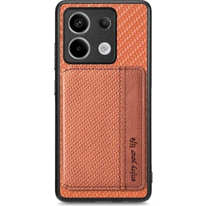 LR Joyful Xiaomi Redmi Note 13 Pro 5g Ince Fit Kickstand Karbon Fiber Doku Koruyucu Kabuk (Yurt Dışından)