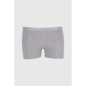 6'lı Bayan Likralı Mini BOXER-234 Gri
