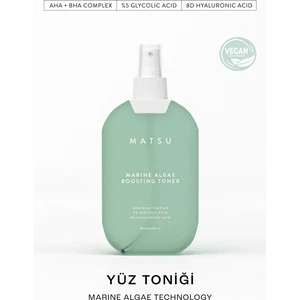 Marine Algae Tonik 100 ml Nemlendirici Etkili Tüm Cilt Tipleri İçin Glikolik Asit İçerir