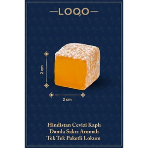 Damla Sakızlı Lokum 1 kg (Tek Tek Paketli)