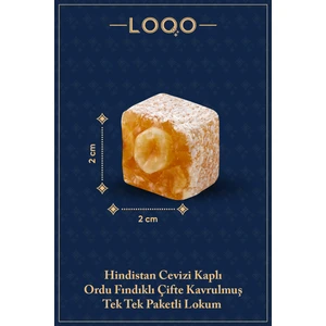 Bol Fındıklı %50 Çifte Kavrulmuş Lokum 1 kg (Tek Tek Paketli)
