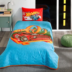 Lisanslı Hot Wheels Race Tek Kişilik Yatak Örtüsü Seti