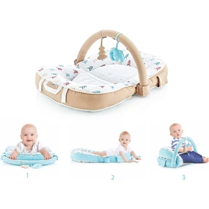 Baby Jem Yat Otur Oyna Minderi Renkli Yumuşak Tasarım 0-24 Ay