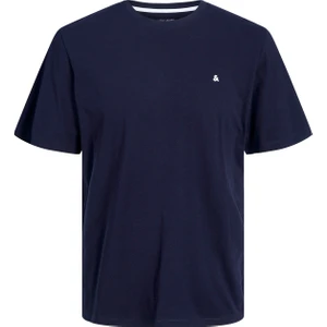 Jack & Jones Jjepaulos Büyük Beden Bisiklet Yaka Pamuklu T Shirt Erkek T Shirt 12253778