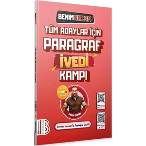 Benim Hocam Yayınları 2024 Tüm Adaylar İçin Paragraf İvedi Kampı