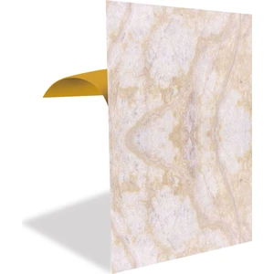Kendinden Yapışkanlı Bej Mermer Desenli Pvc Panel 41X62 cm (12 Adet) 3 M²