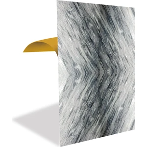 Kendinden Yapışkanlı Çizgili Gri Mermer Desenli Pvc Panel 41X62 cm (12 Adet) 3 M²