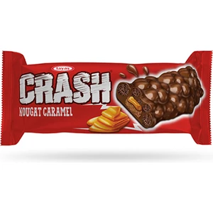 Crash Nuga Karamelli Pirinç Patlaklı Bar Kutu 40 Gram x 24 Adet Kutulu
