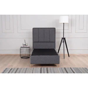 Kilim Mobilya Gold Therapy Sandıklı Baza Başlık Seti Antrasit (Yatak Dahil Değildir)