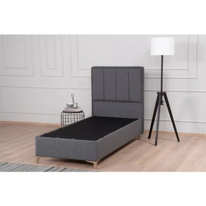 Kilim Mobilya Gold Therapy Sandıklı Baza Başlık Seti Antrasit (Yatak Dahil Değildir)