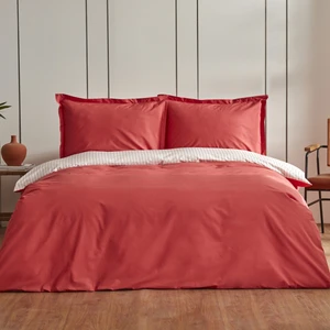 Karaca Home Cool Touch Stripe King Kişilik Nevresim Takımı Kırmızı